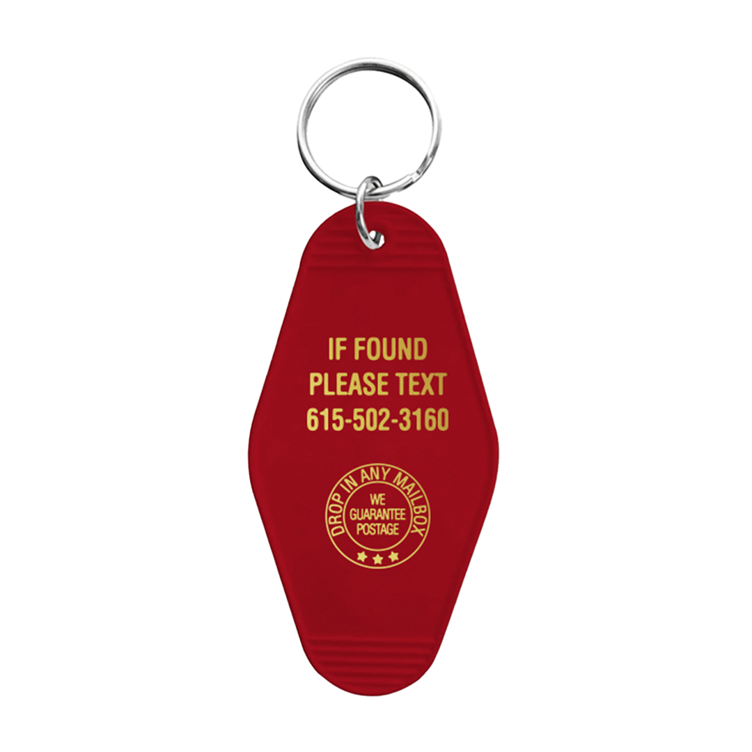 not at this party keychain