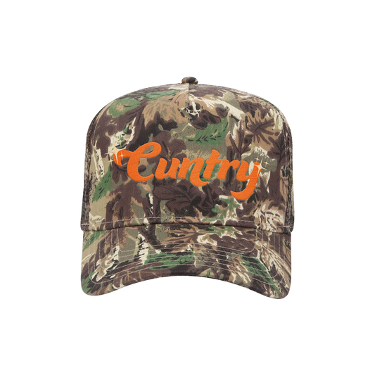 cuntry trucker hat - orange