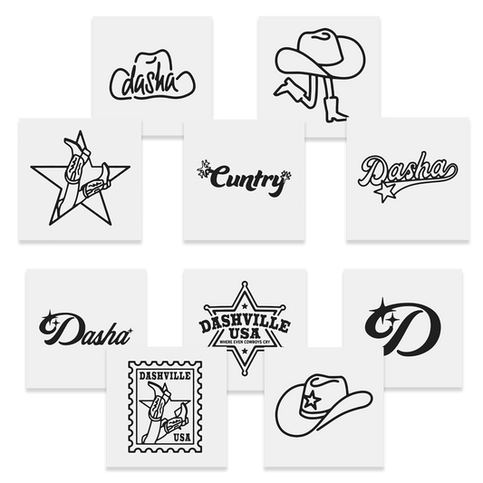 temporary tattoo pack