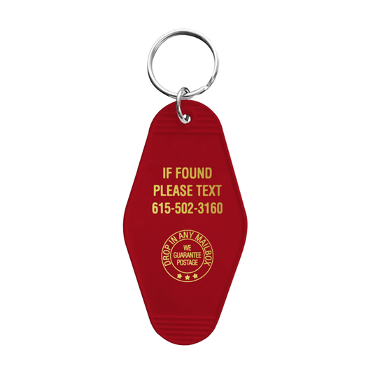 not at this party keychain